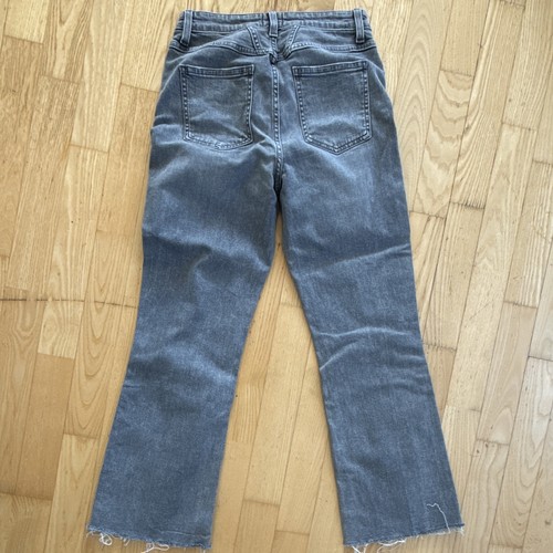 Damen jeans grau flare fit - grau,