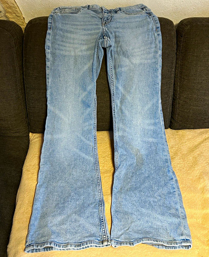 Jeans schlaghose blau - schlaghose,