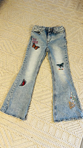 Mädchen jeans schlaghose - mädchen,