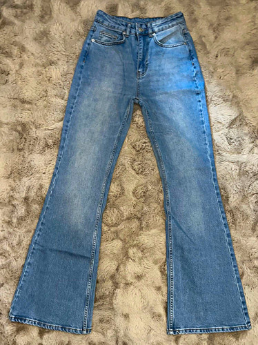 Damen jeans blau schlaghose - damen,