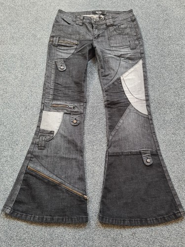 Damen patchwork jeans - damen, 31