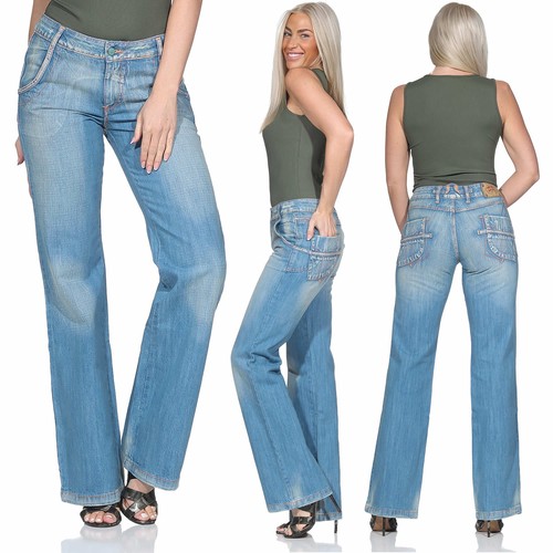 Damen straight leg schlaghose - damen,