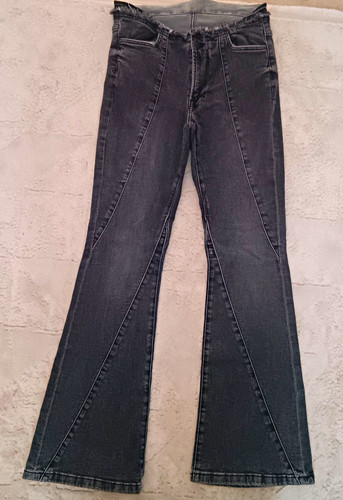 Damen jeans schlaghose denim - damen,