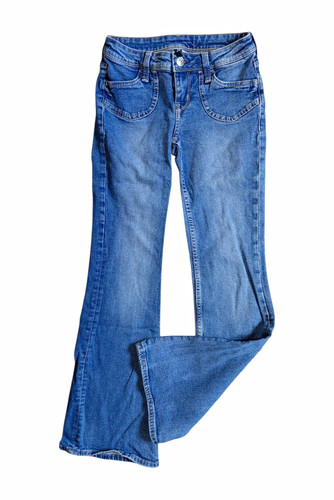 Damen blaue jeans denim - blaue,