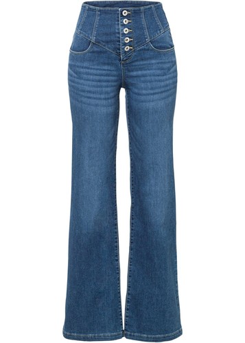 Schlagjeans highwaist mit - highwaist,