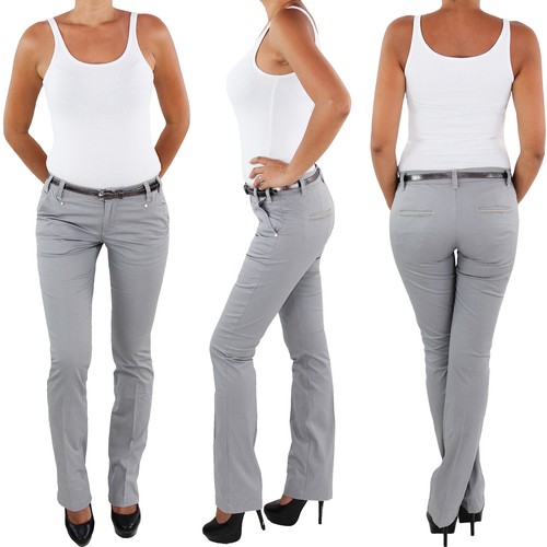 Damen hose mit - mit, gürtel