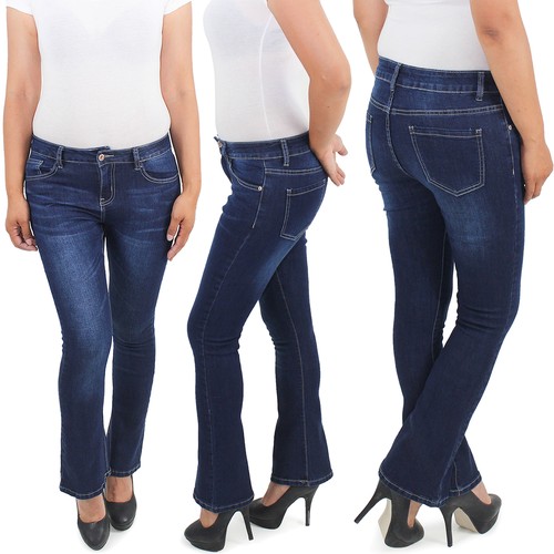 Damen schlaghose bootcut jeans - damen,