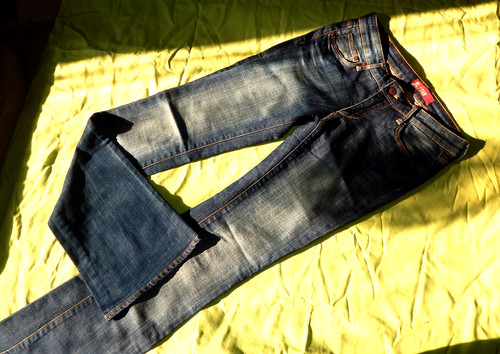 Damen jeans schlaghose - damen,
