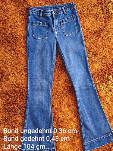 Damen jeans schlaghose - damen,