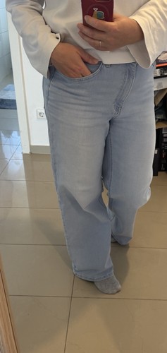 Jeans damen mit leichtem - jeans,