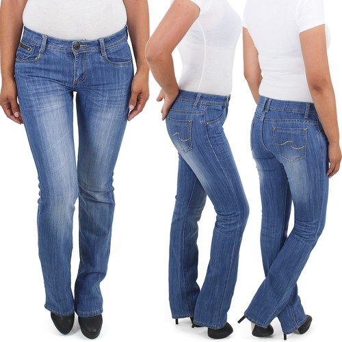 Damen schlaghose schlagjeans - schlaghose,
