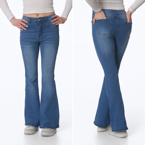 Damen jeans schlaghose - jeans,