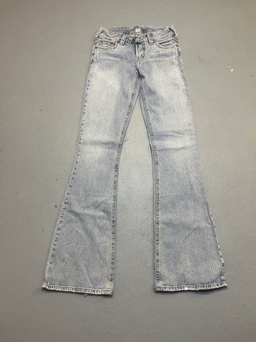 Silver damen jeans schlaghose - silver,