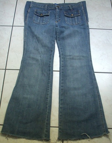 Oops blaue schlagjeans mit - "oops",
